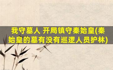 我守墓人 开局镇守秦始皇(秦始皇的墓有没有巡逻人员护林)